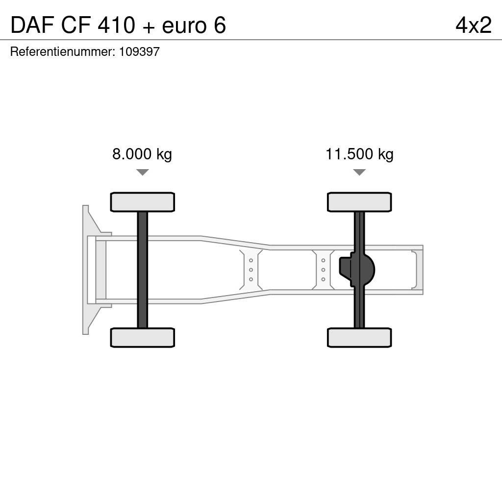 DAF CF 410 + euro 6 Conventional Trucks / Tractor Trucks