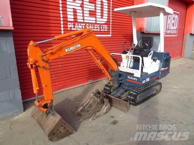Kubota KX 36 Mini Excavators <7t (Mini Diggers)