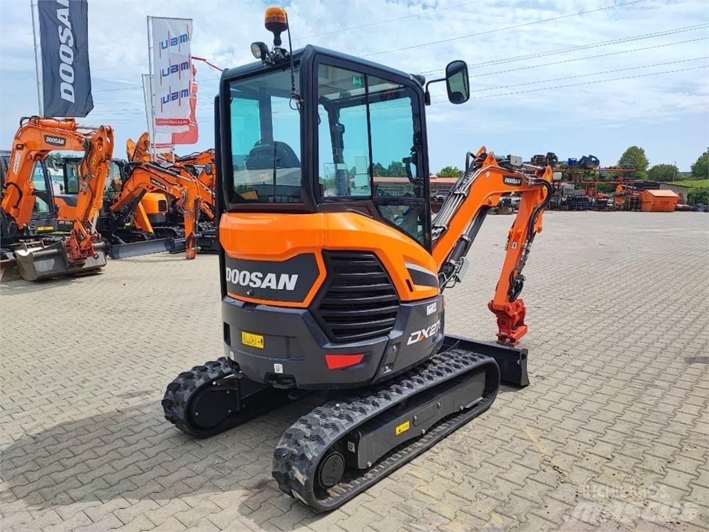 Doosan DX27z Mini Excavators <7t (Mini Diggers)