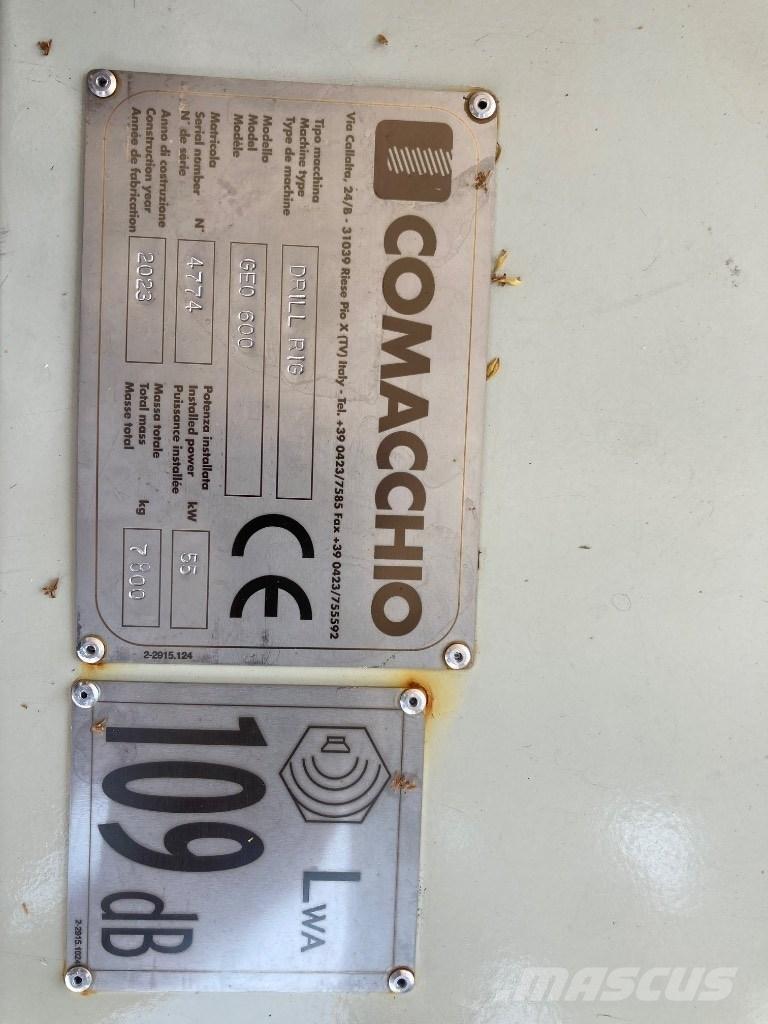 Comacchio Geo600 Water Well Drilling Rigs