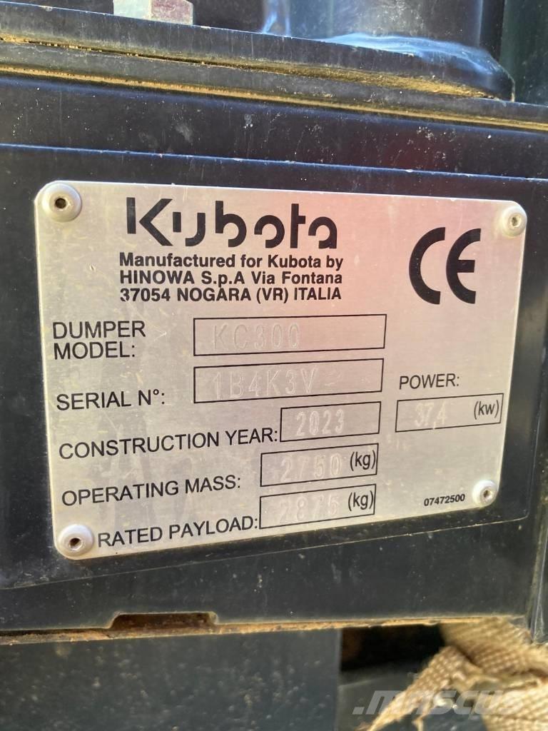 Kubota KC 300 HR-5 Tracked Dumpers