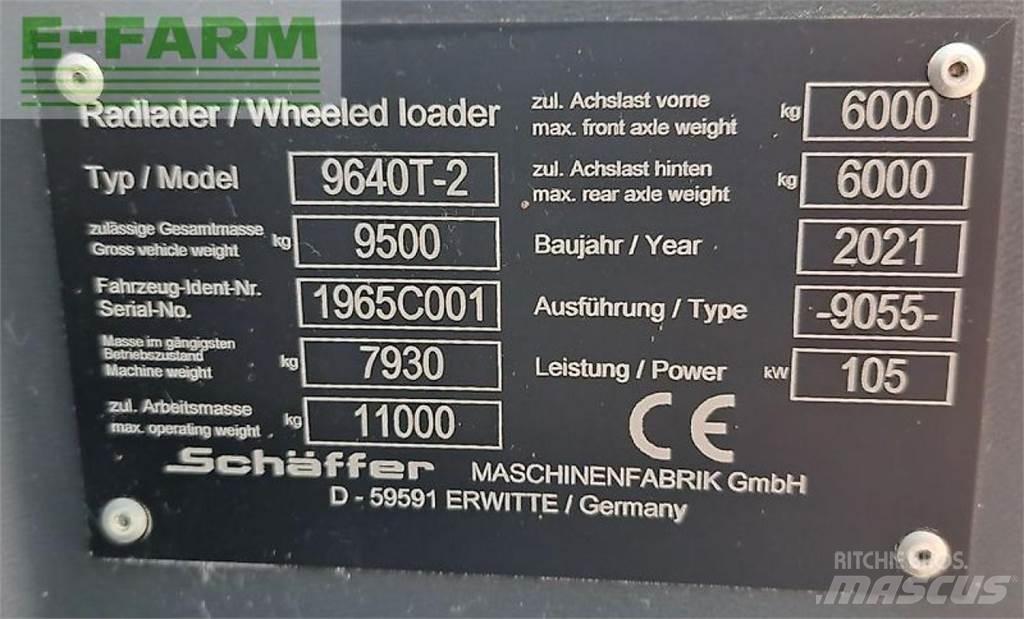 Schäffer 9640 t-2 Telehandlers for Agriculture