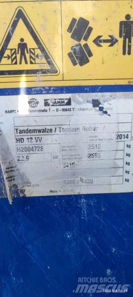 Hamm HD 12 VV Twin drum rollers