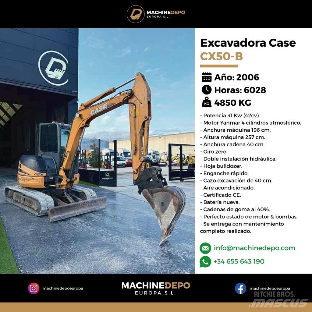 CASE CX 50 B Mini Excavators <7t (Mini Diggers)