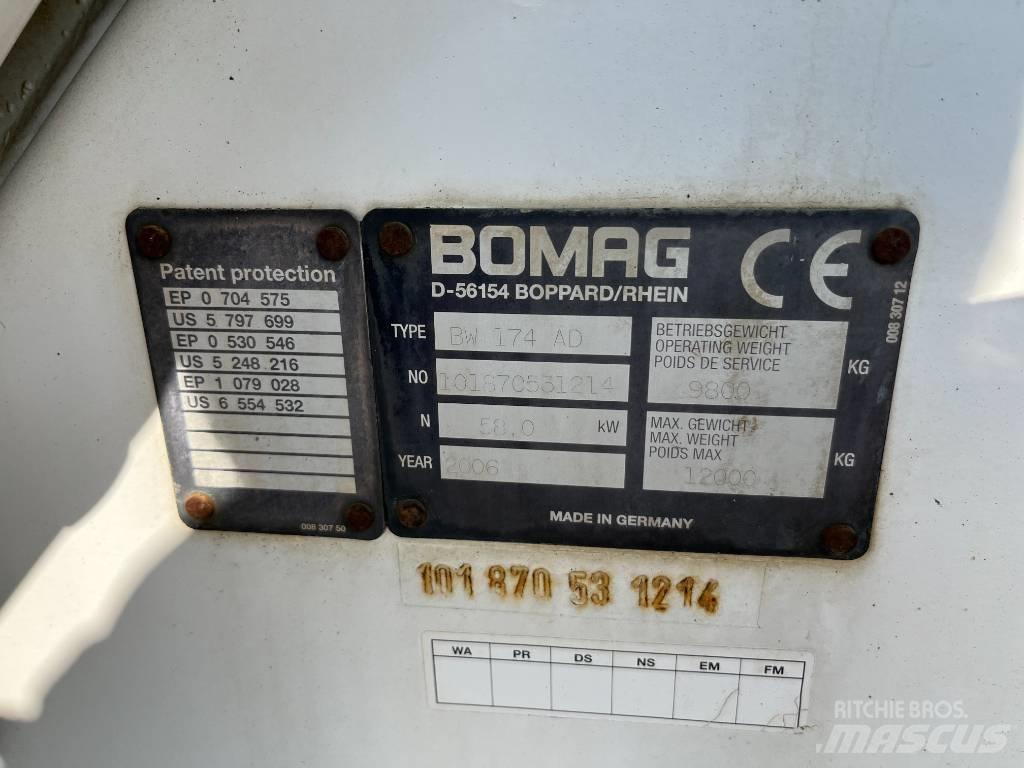 Bomag BW 174 AD Twin drum rollers
