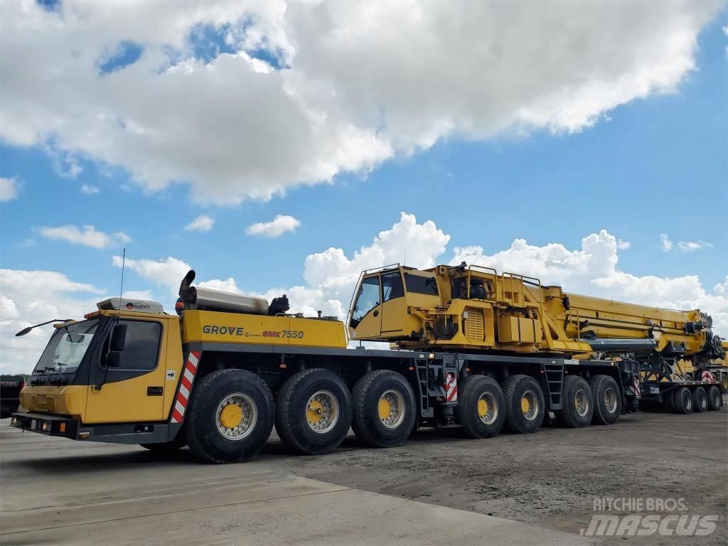 Grove GMK 7550 Mobile and all terrain cranes