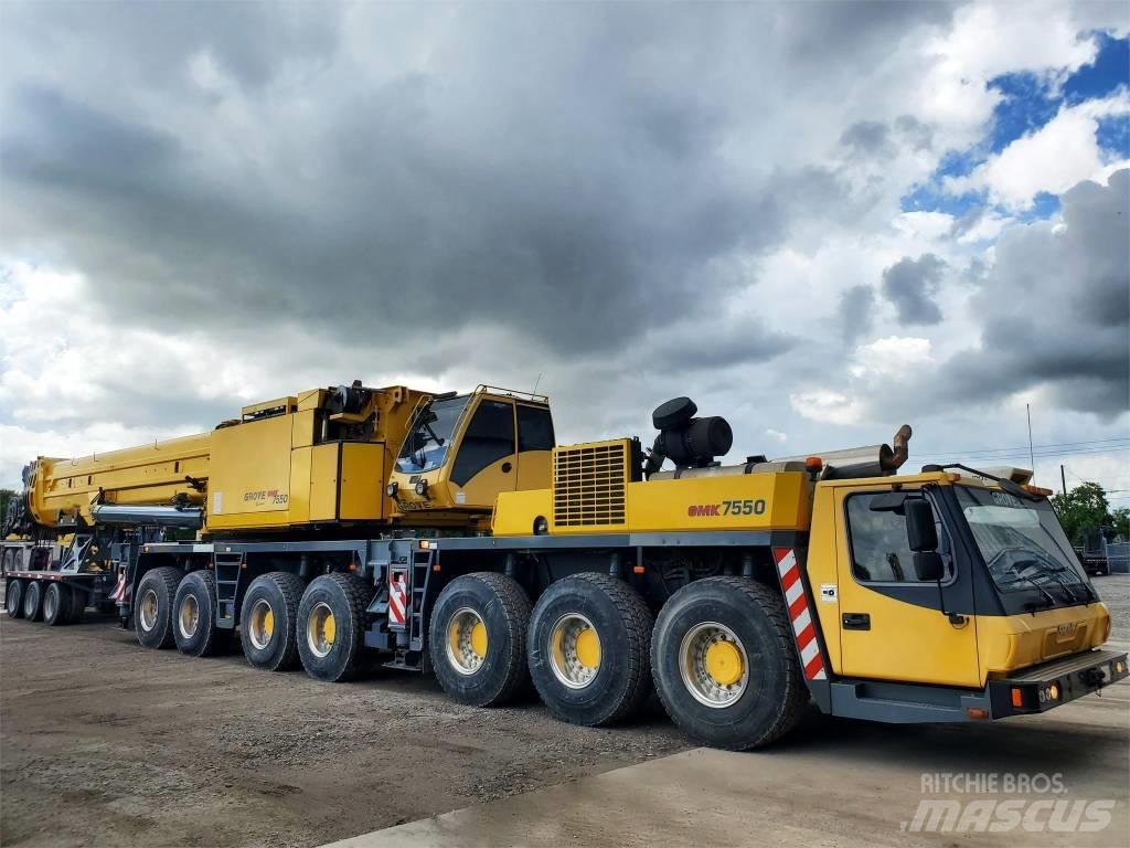 Grove GMK 7550 Mobile and all terrain cranes