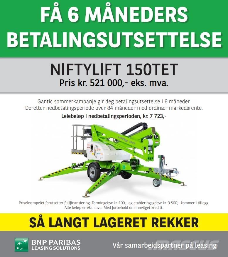 Niftylift 150TET Trailer Mounted Aerial Platforms