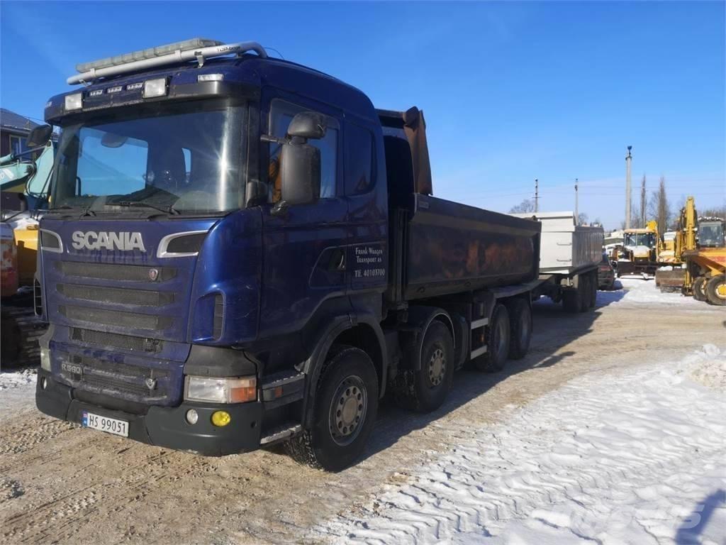 Scania R560 8x4 Skip loader trucks