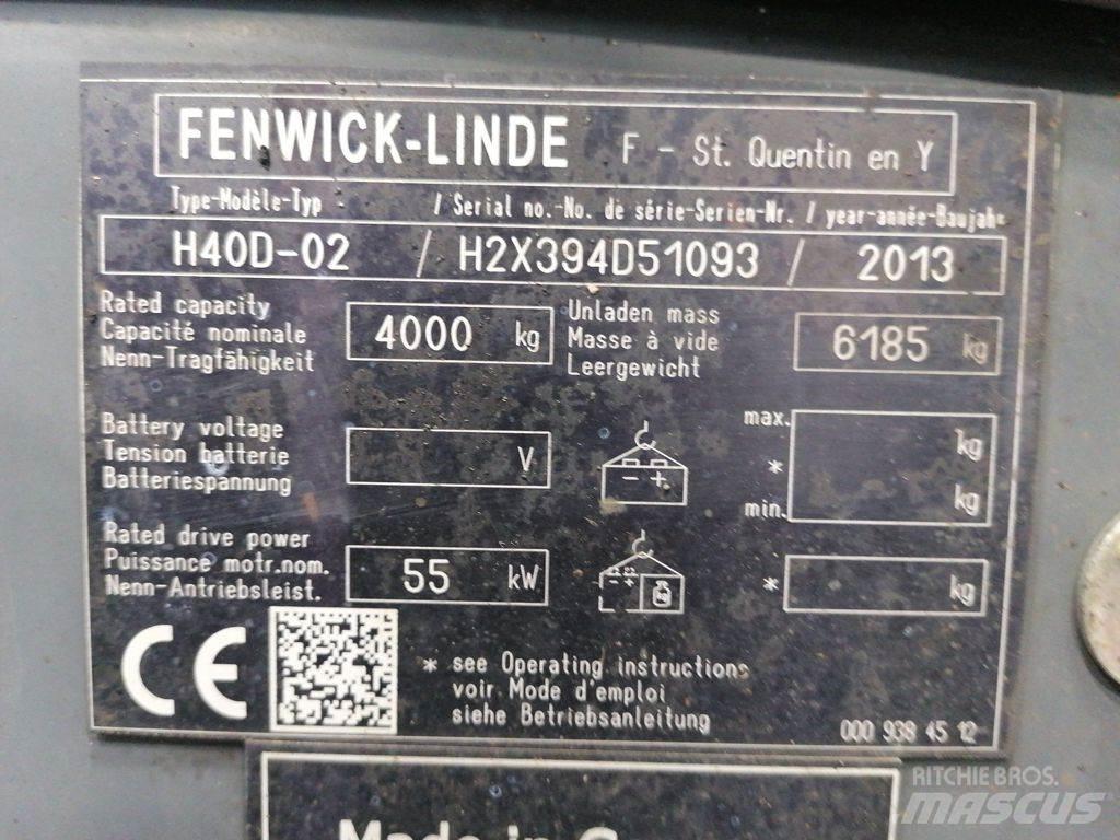Linde H40D-02 Diesel Forklifts