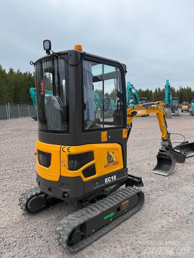 Multiloader EC 18 Mini Excavators <7t (Mini Diggers)