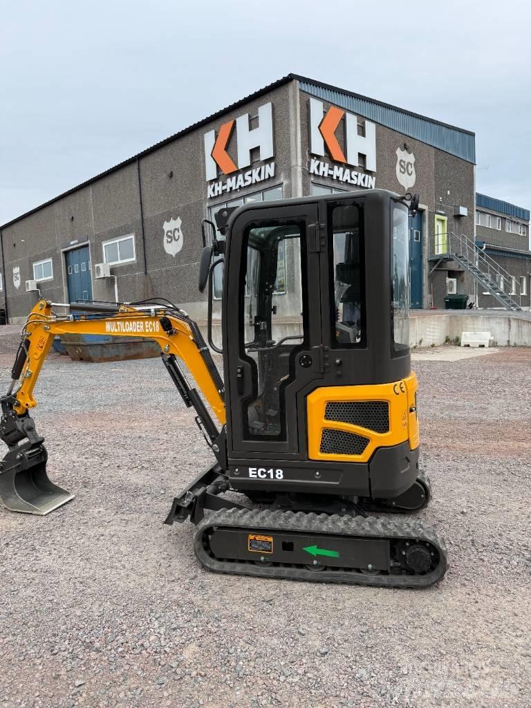 Multiloader EC 18 Mini Excavators <7t (Mini Diggers)