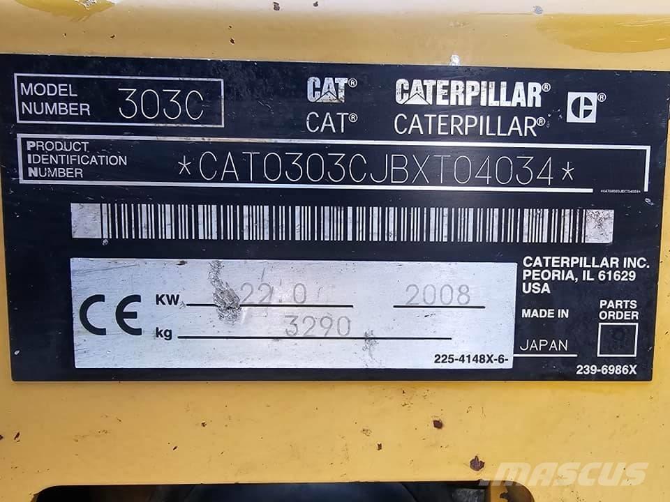 CAT 303 CR Mini excavators < 7t (Mini diggers)