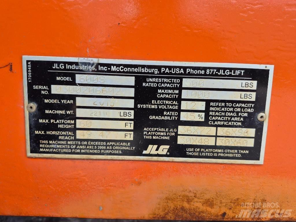 JLG 800 S Articulated boom lifts