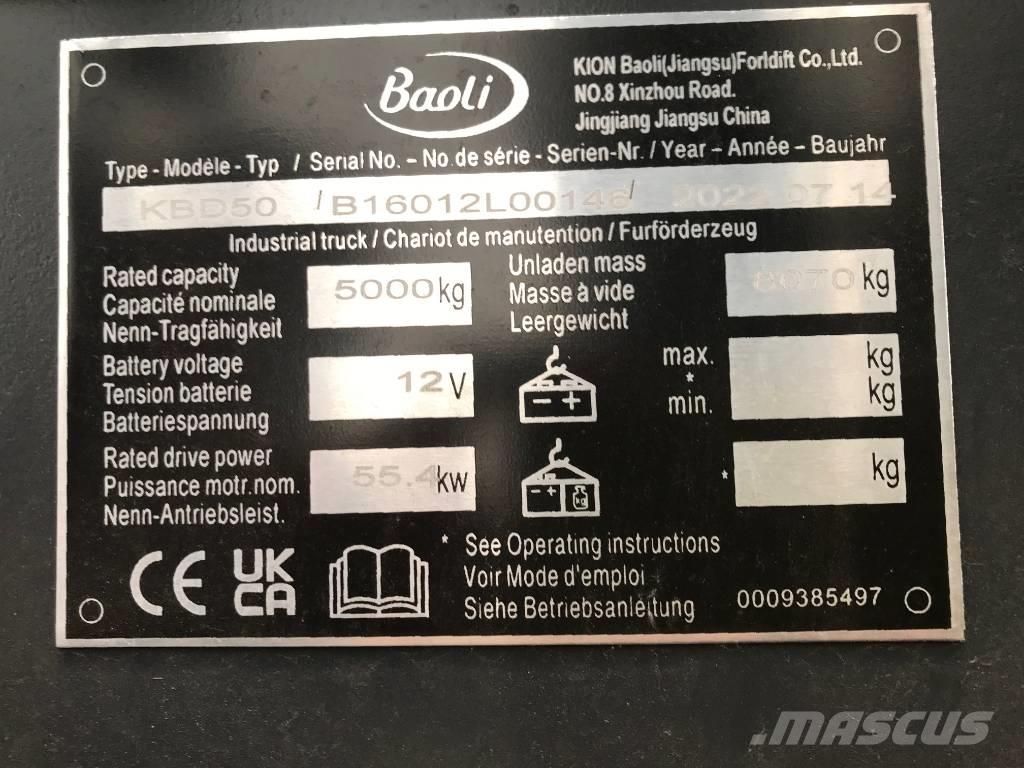 Baoli KBD 50S Diesel Forklifts