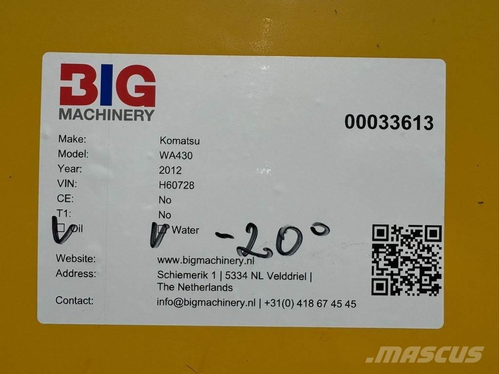 Komatsu WA430-6 Wheel Loaders