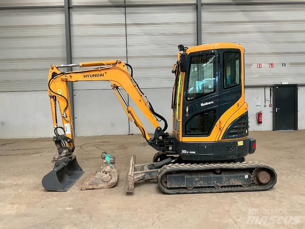 Hyundai 30 Z-9 Mini Excavators <7t (Mini Diggers)