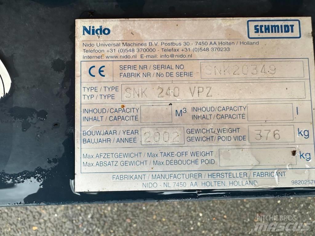 Nido SNK240VPZ Snow Blades And Plows