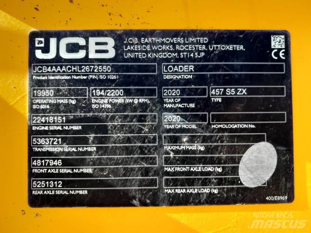 JCB 457 ZX Wheel Loaders