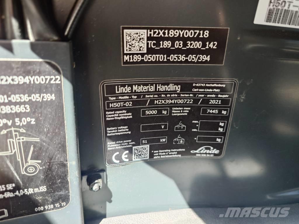 Linde H 50 T LPG trucks