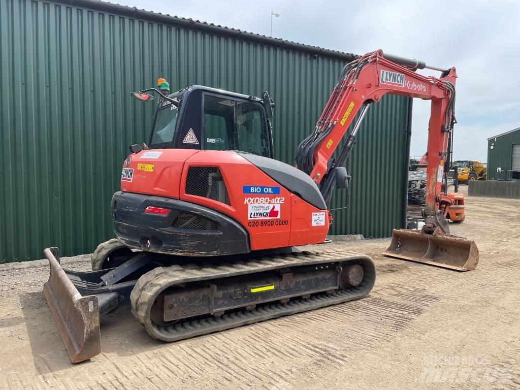 Kubota KX 080 Mini excavators  7t - 12t