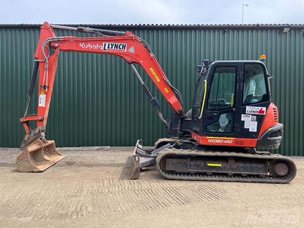 Kubota KX 080 Mini excavators  7t - 12t