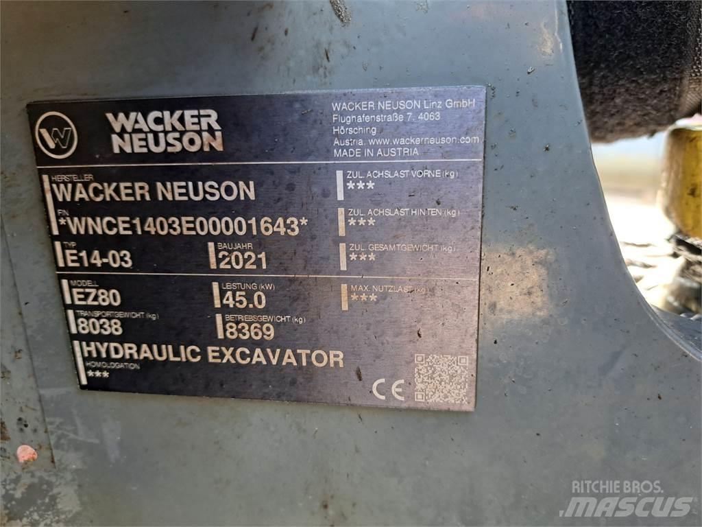 Wacker Neuson EZ80 Crawler Excavators