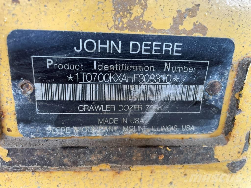 John Deere 700 KLGP Crawler dozers