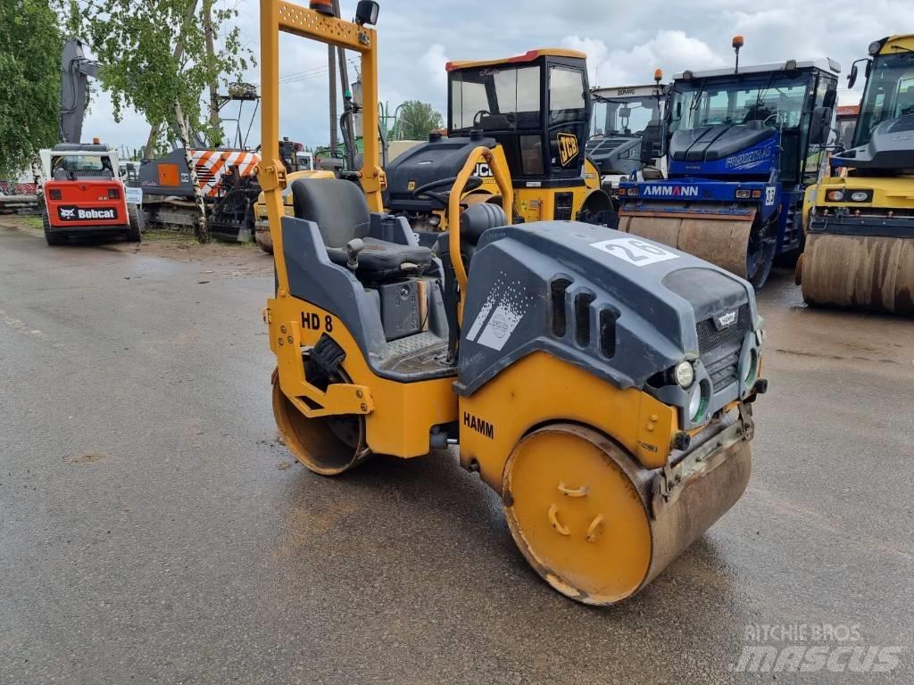 Hamm HD8 CW Twin drum rollers