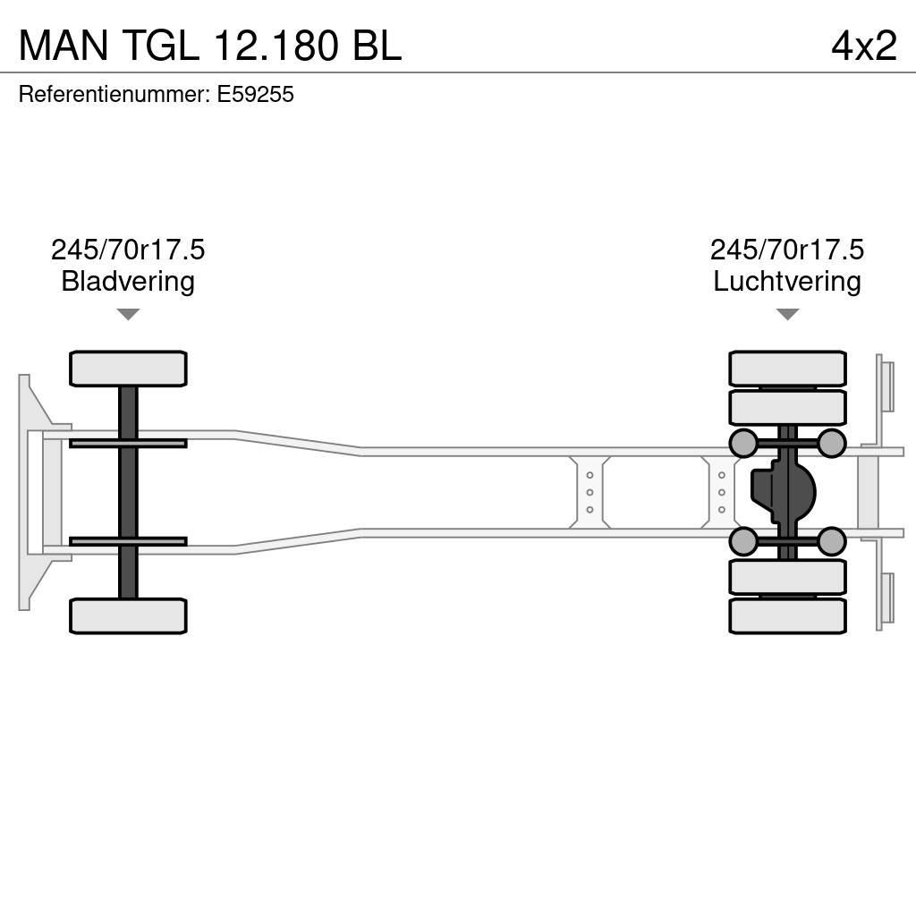 MAN TGL 12.180 BL Box trucks