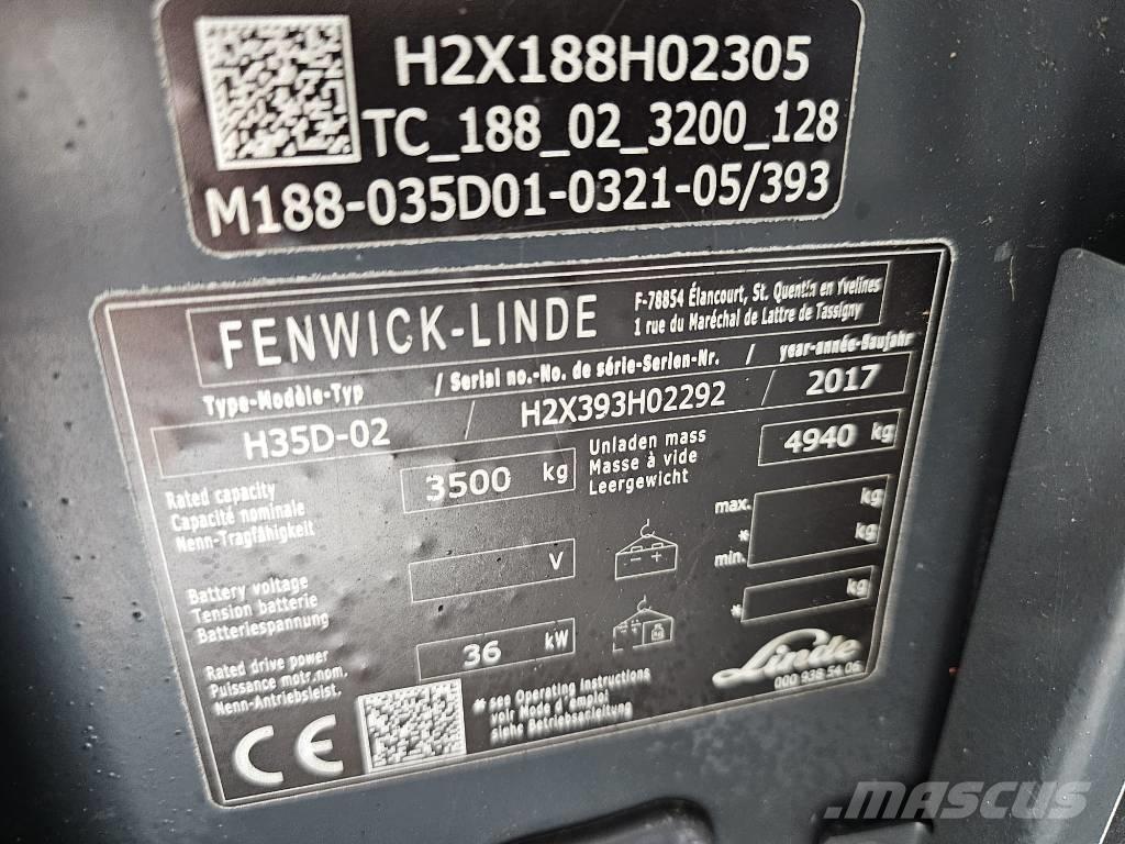 Linde H35D-02 Diesel Forklifts