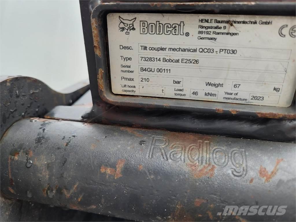 Bobcat E27 Mini Excavators <7t (Mini Diggers)