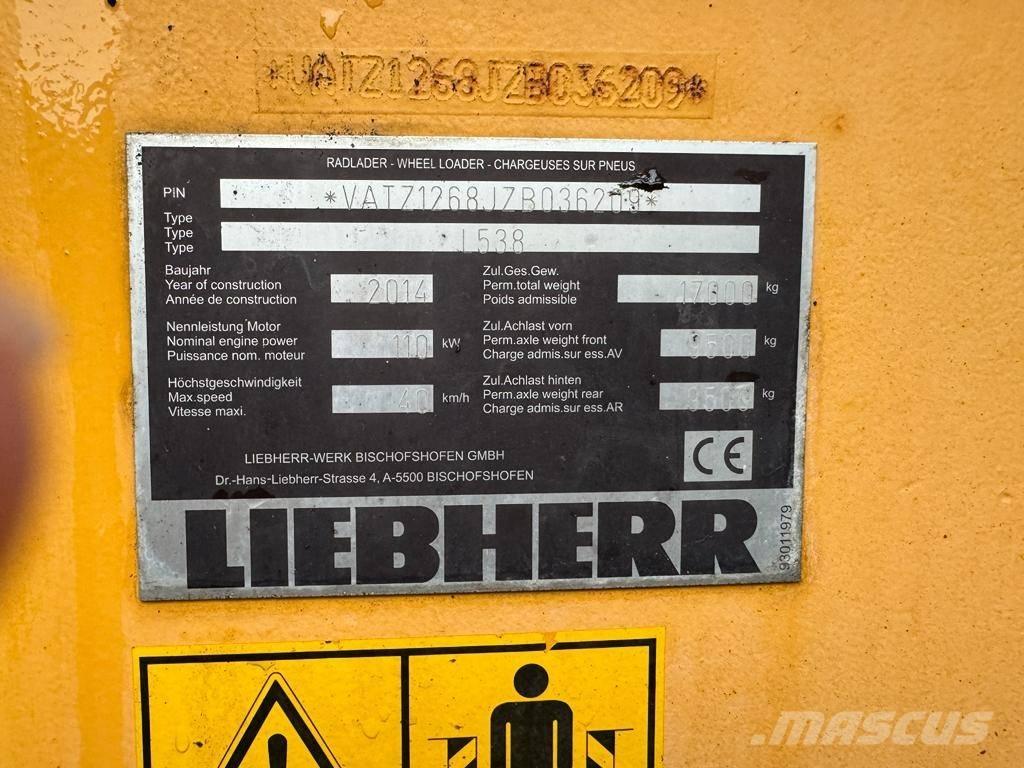 Liebherr L 538 Wheel Loaders