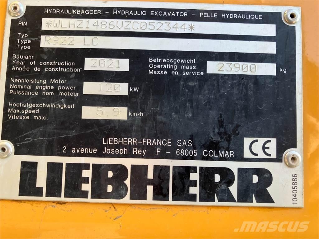 Liebherr R922 Crawler Excavators