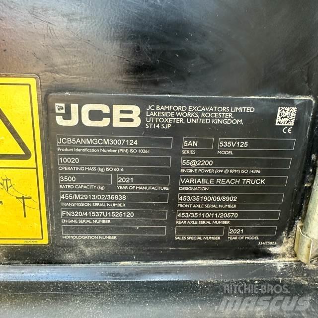 JCB 535V125 Telescopic Handlers