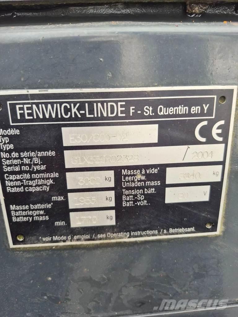 Linde e30/600-02 Electric Forklifts