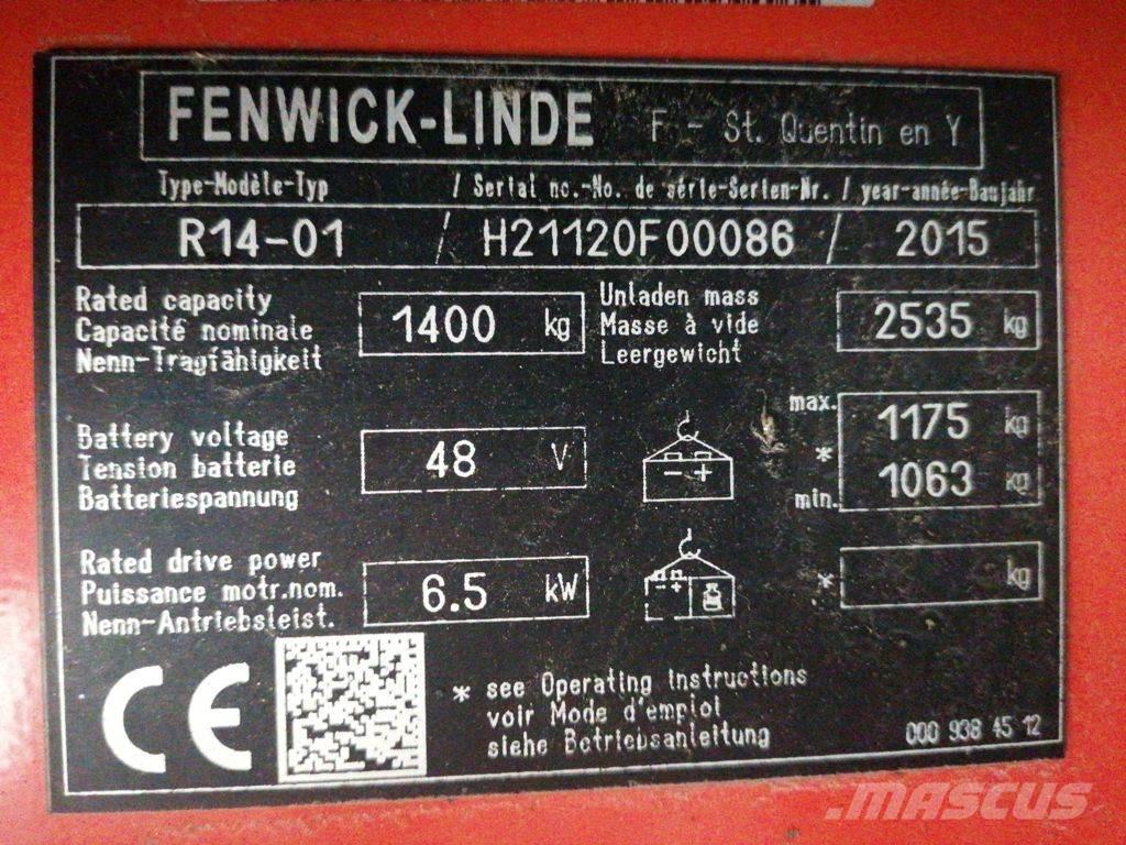 Linde R14-01 Reach trucks