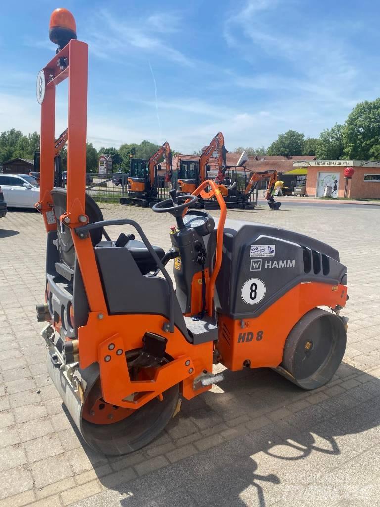 Hamm HD8VV Twin drum rollers