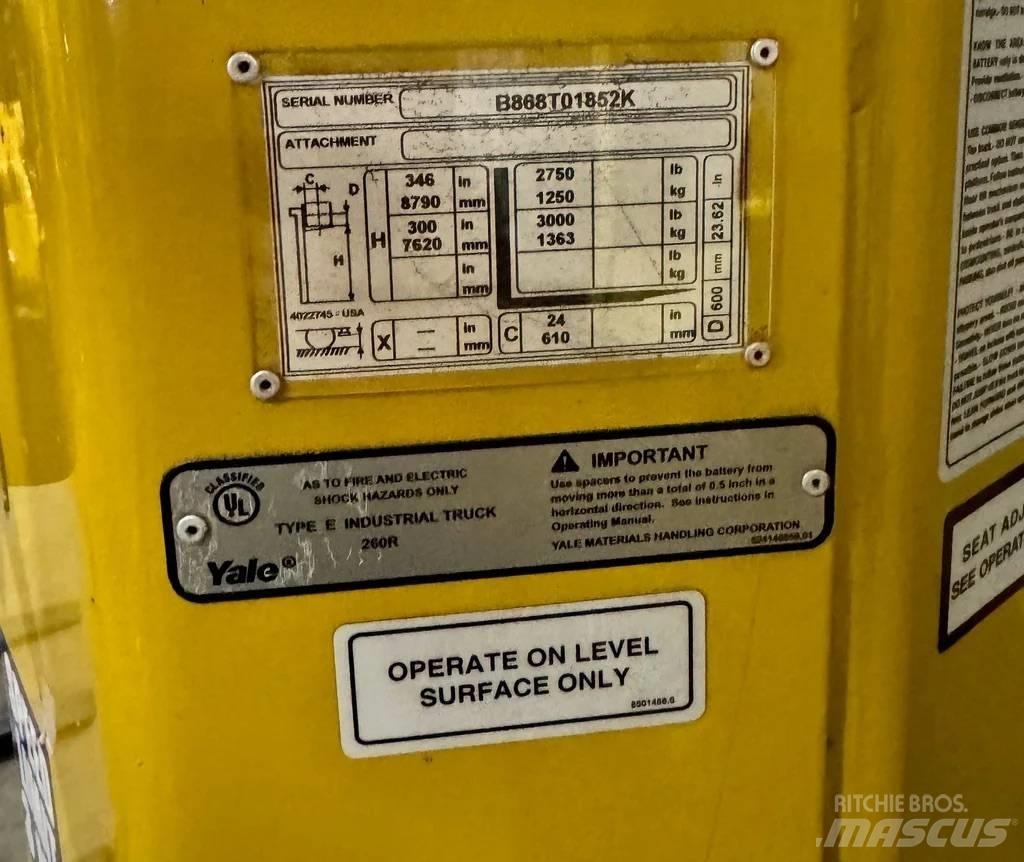 Yale NTA030SB Electric Forklifts