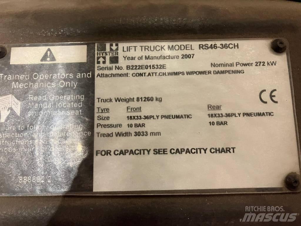 Hyster RS46-36CH Reach Stackers