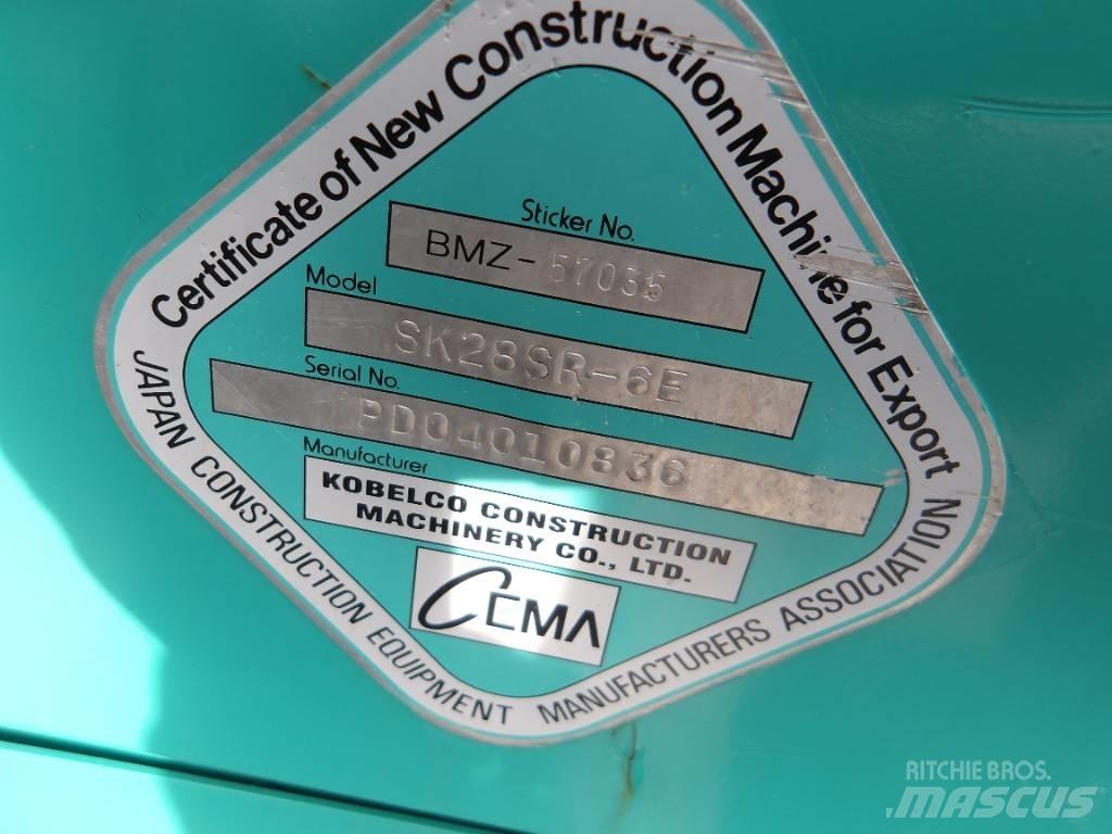 Kobelco SK 28 SR Mini Excavators <7t (Mini Diggers)