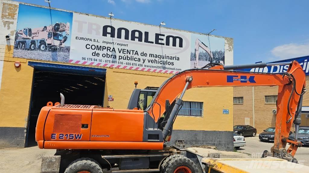 Fiat-Kobelco E215W Wheeled Excavators