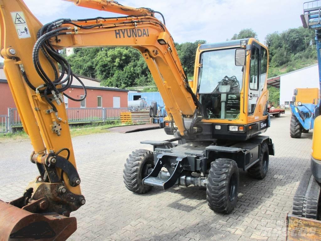 Hyundai Robex 55W-9 Wheeled Excavators