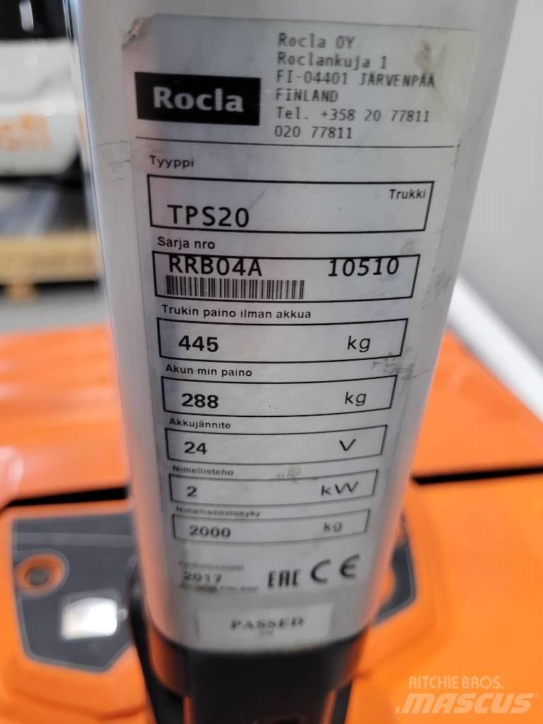 Rocla TPS20 Low lifter with platform