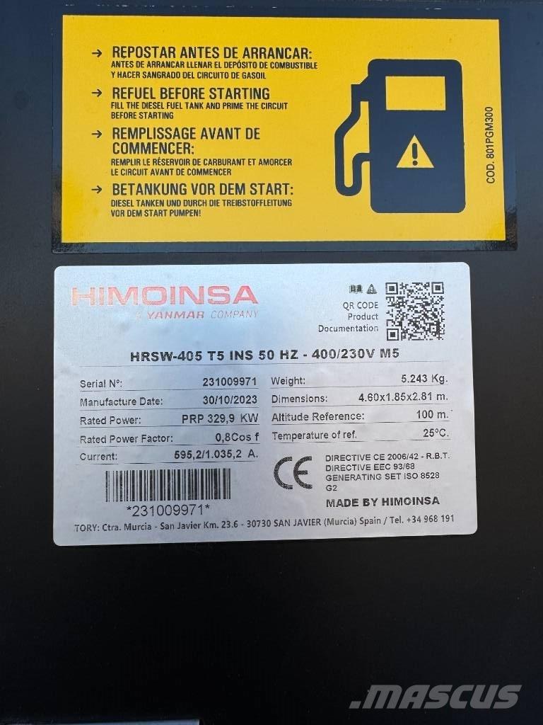 Himoinsa 405 Kva Diesel Generators