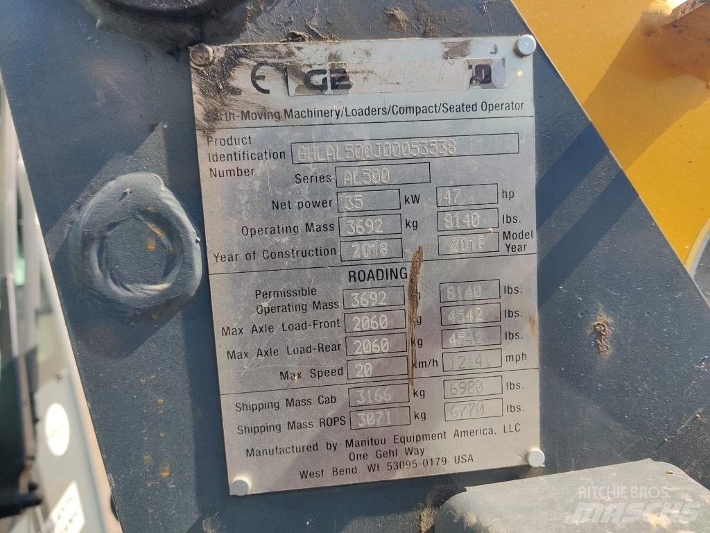 Gehl AL 540 Wheel Loaders