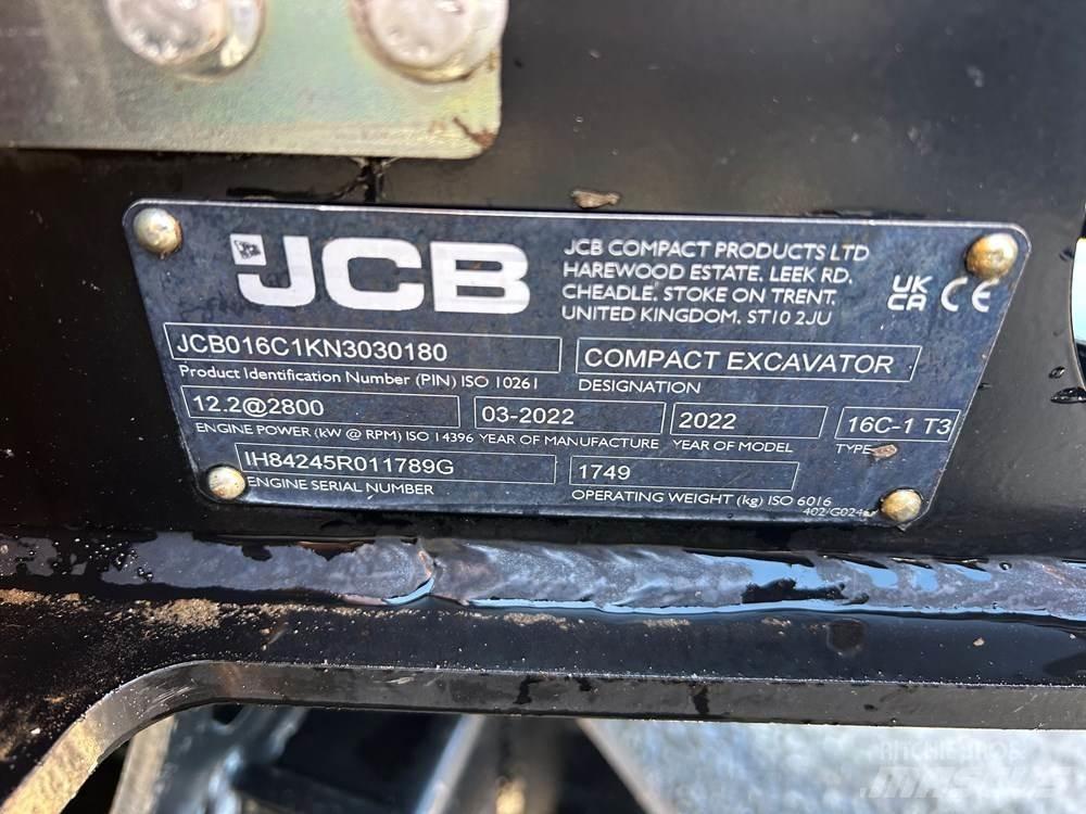 JCB 16C-1 Mini Excavators <7t (Mini Diggers)