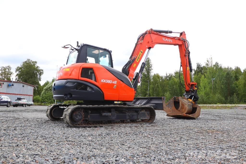 Kubota KX080-4a Mini excavators  7t - 12t