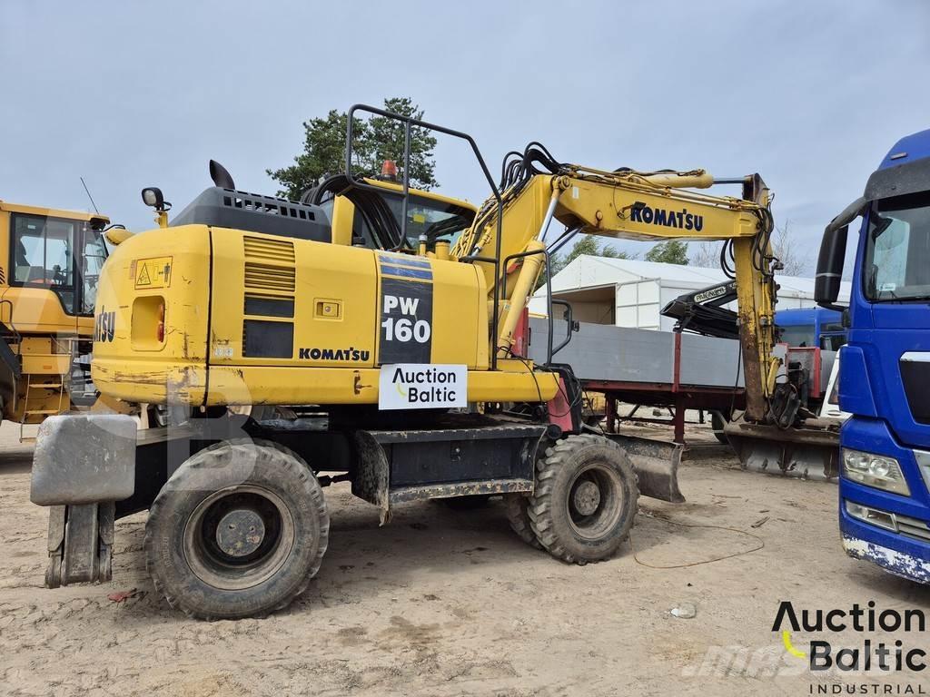 Komatsu PW160 Wheeled excavators