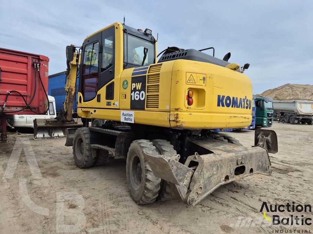 Komatsu PW160 Wheeled excavators